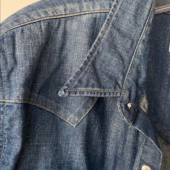 Levi's Vintage Wash Jean Denim Pearl Snap Western Shirt L NWOT - Picture 16 of 16